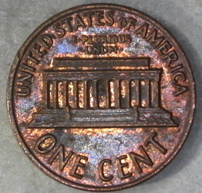 1970-P-Lincoln-Memorial-Cent-Struck-Through-Maybe,-But-What?-Not-PSD